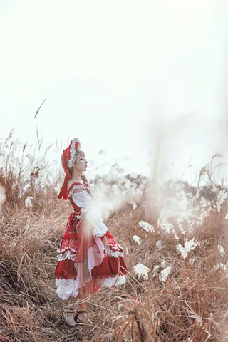 阿包也是兔娘-lolita红裙