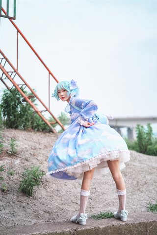 阿包也是兔娘-lolita蓝裙
